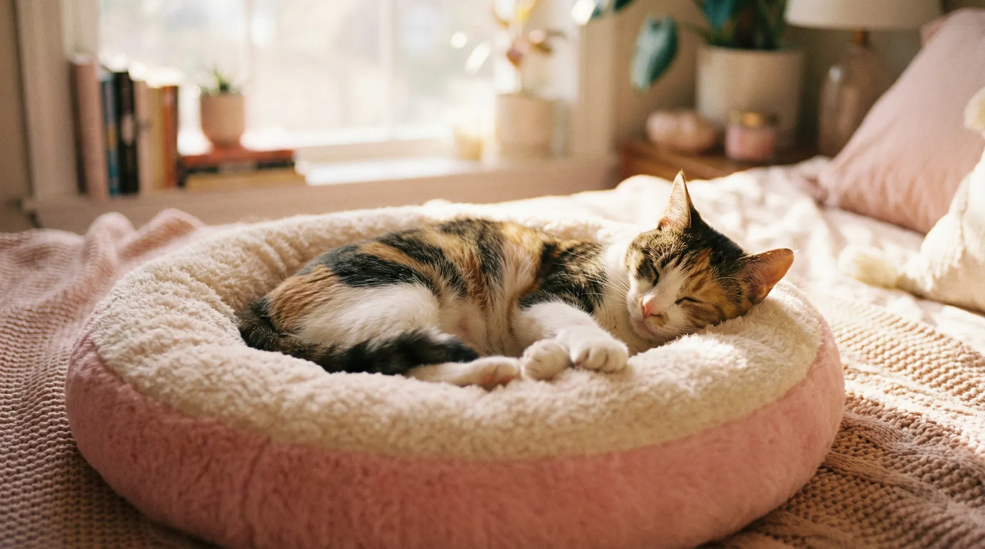 三花猫安静入睡 - 鬼样少男少女